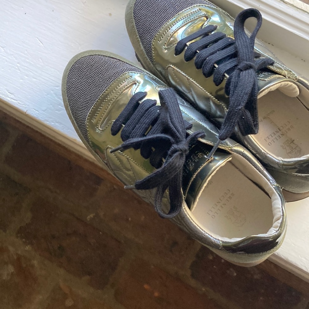 COPY - These designer sneakers have never been worn.